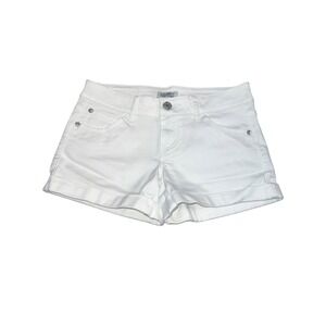 Celebrity Pink Jeans Bright White Cuffed Shorts Juniors Size 5 Summer Resort
